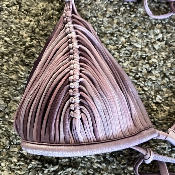 PQ Isla Triangle bikini top size M, L and D NWT in Violet - Picture 3 of 6